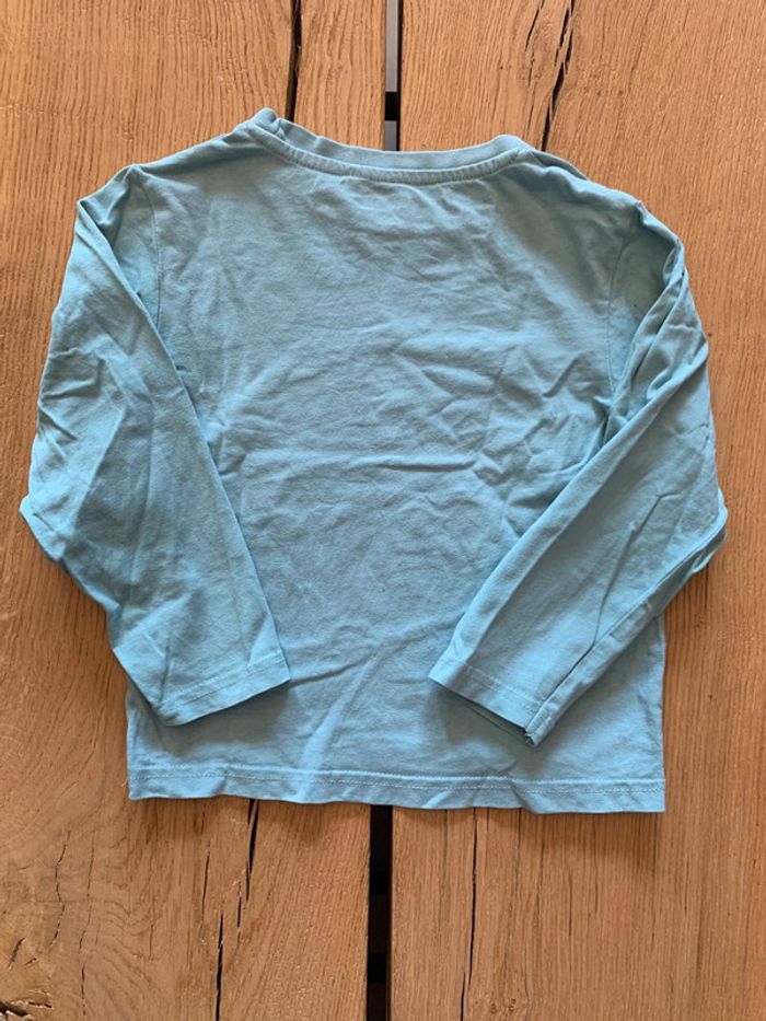 Tee-shirt manches longues bleu clair garçon 5 ans Orchestra - photo numéro 2