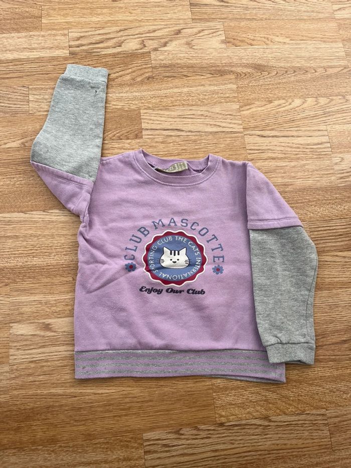 Sweat-shirt fille taille (116-122). - photo numéro 3