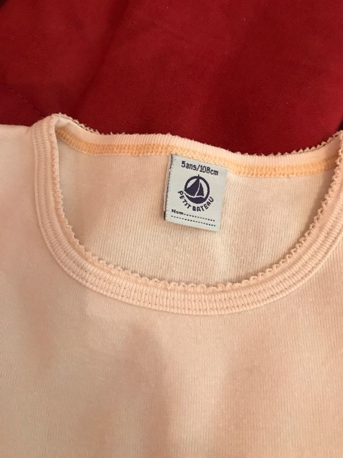 Tricot de Corps Manches Longues Rose - photo numéro 2