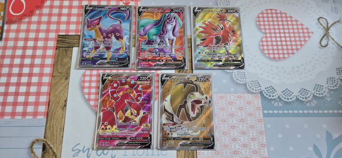 Lot de 5 cartes pokémon FA règne de glace - photo numéro 2