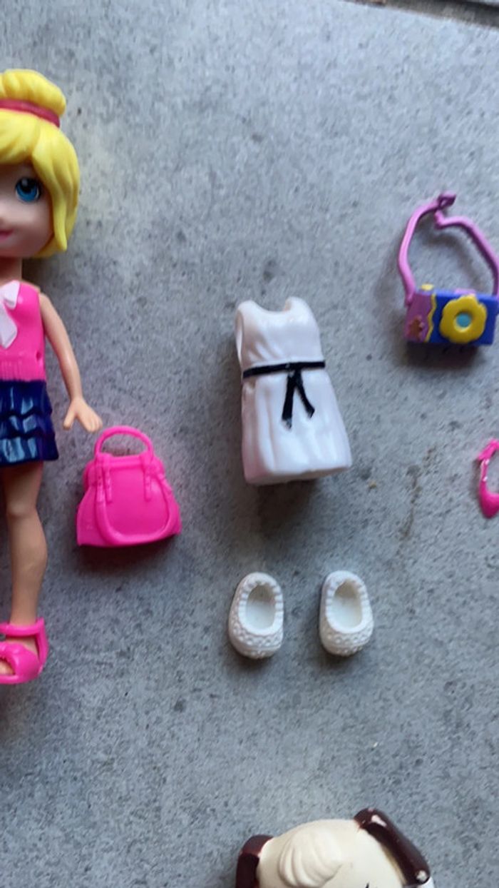 Lot poupée miniature vêtement chaussure animal de compagnie photo accessoires - photo numéro 3