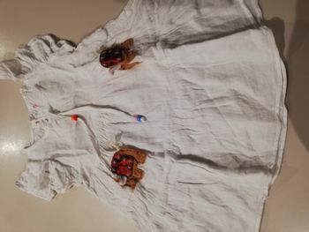 Robe fille blanche 2 3 ans