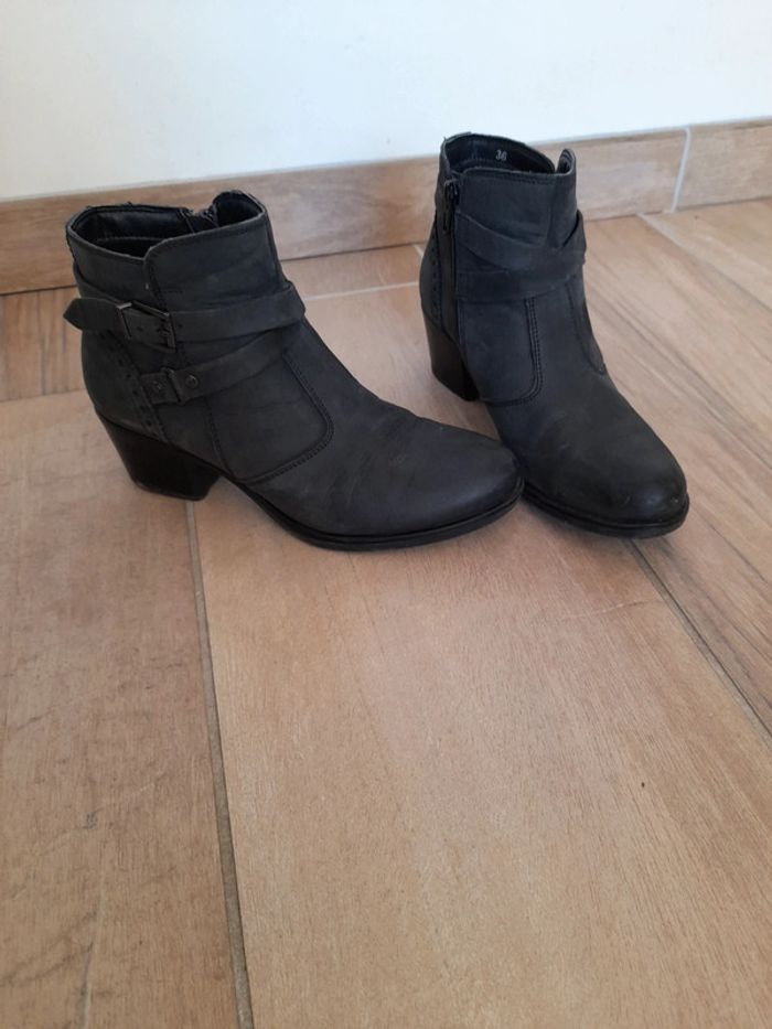 Bottine gris claire - photo numéro 2