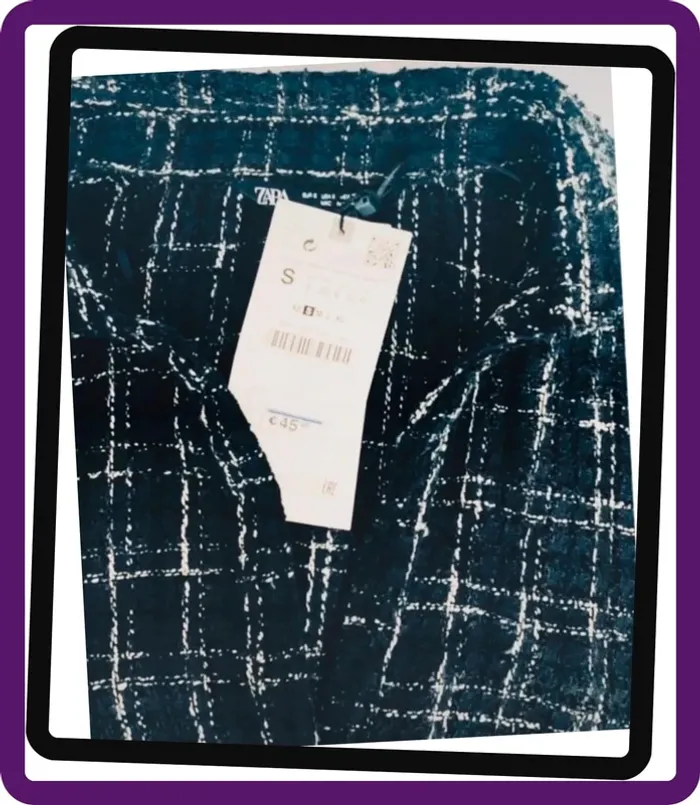 Superbe chemise cintrée tweed Zara T/S - photo numéro 6