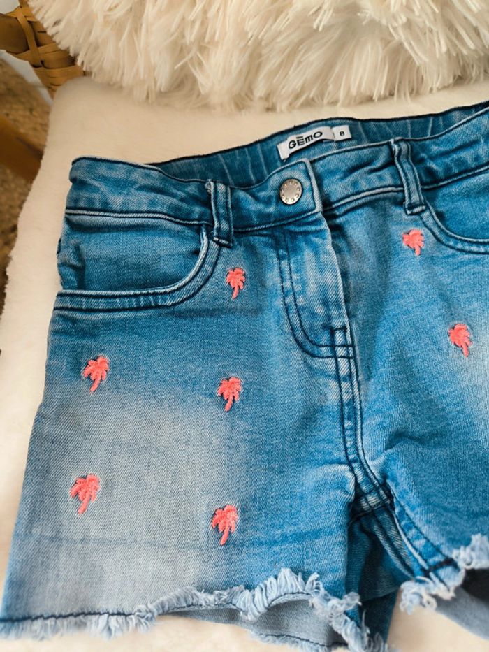 Short jean fille Gémo palmiers - photo numéro 7