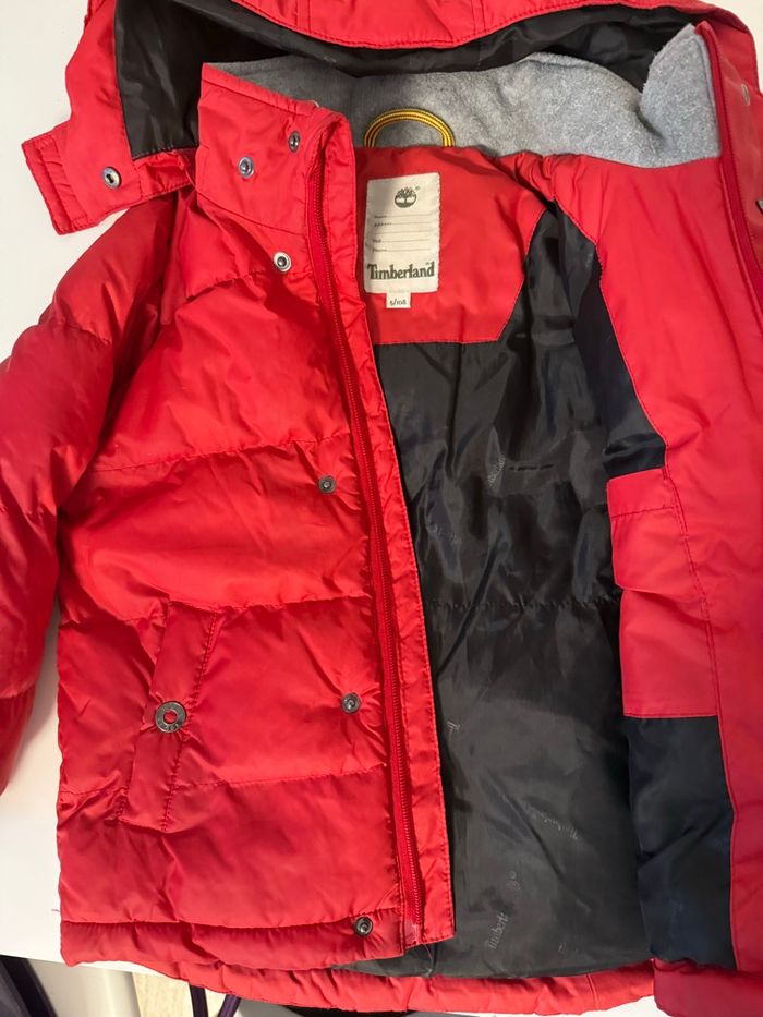 Doudoune Timberland rouge – Enfant 5/6 ans (110 cm) - photo numéro 2