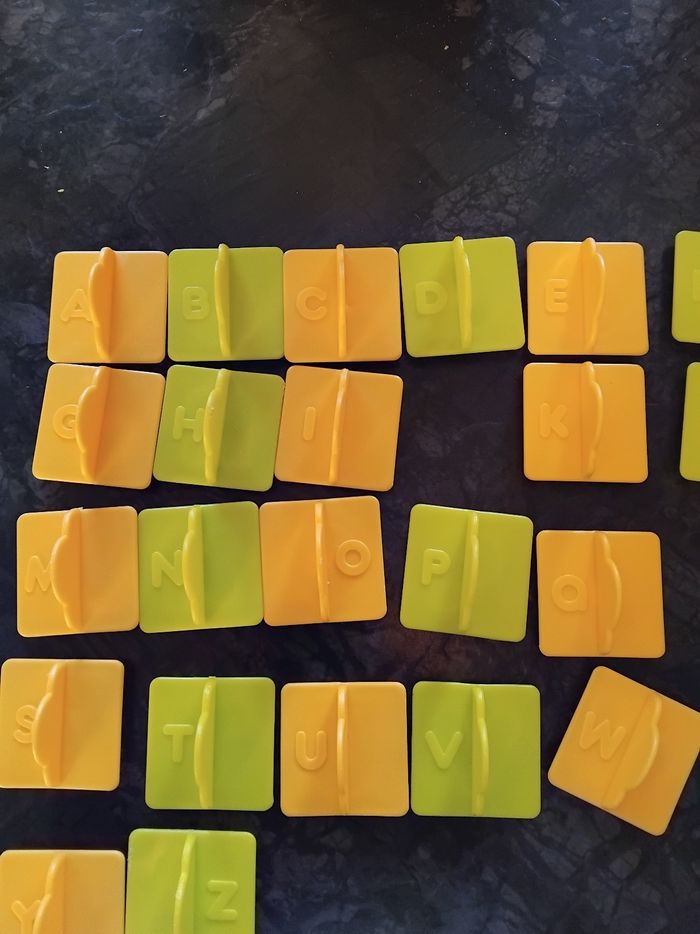 Lettres et chiffres pour pâte à modeler - photo numéro 2