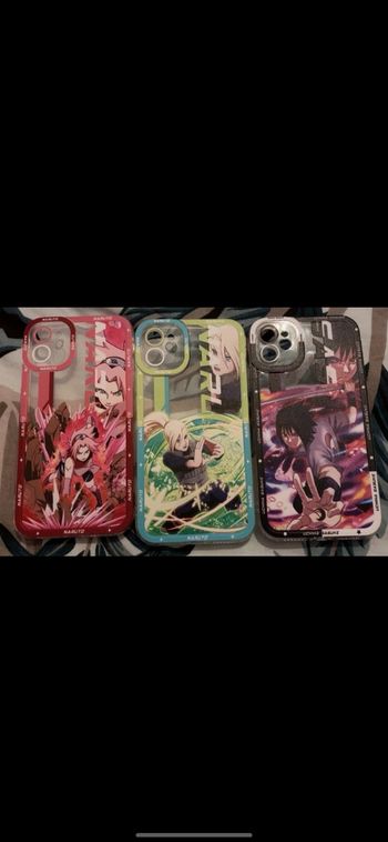 Lot coques iPhone 11 Naruto