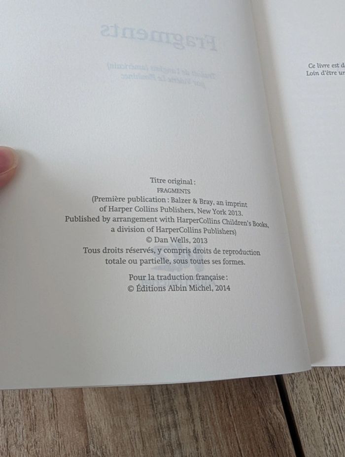 Lot livres Partials - photo numéro 5