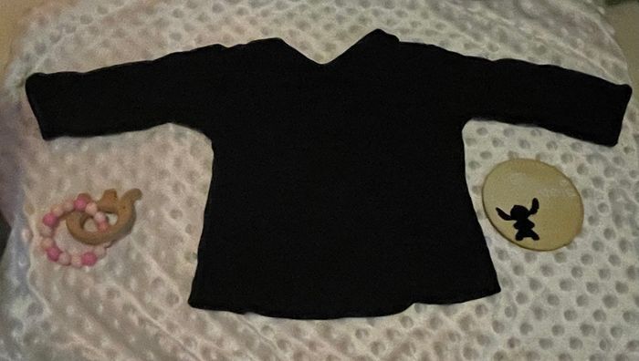 T-shirt manches longues bébé fille - photo numéro 2