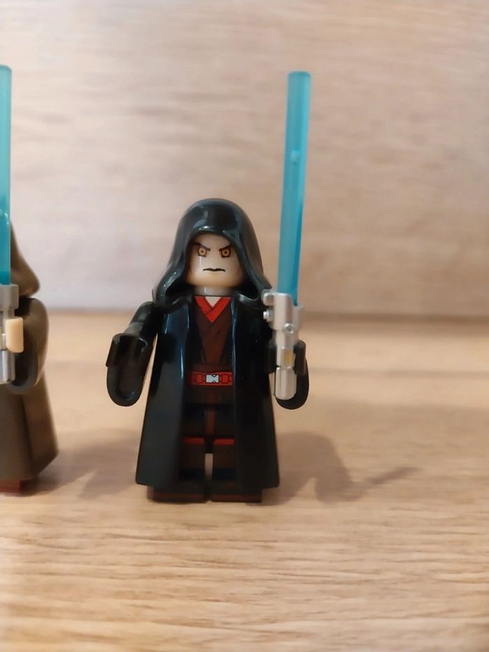 Figurines type lego Jedi Anakin Skywalker et Obiwan star wars - photo numéro 3