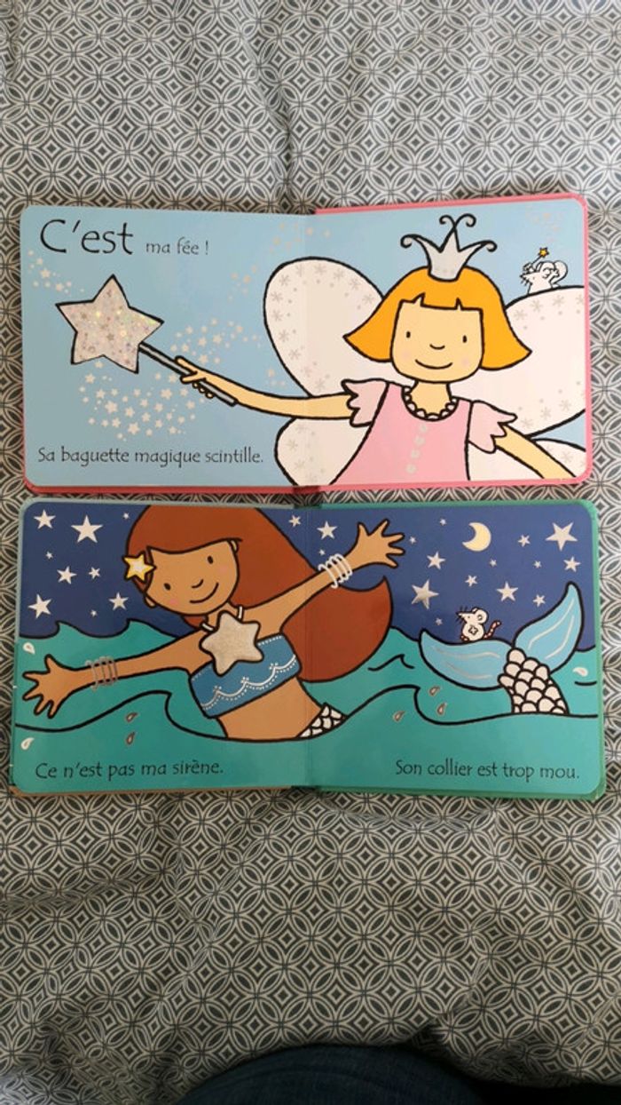 Lot de 2 livres où est ma fée où est ma sirène - photo numéro 3