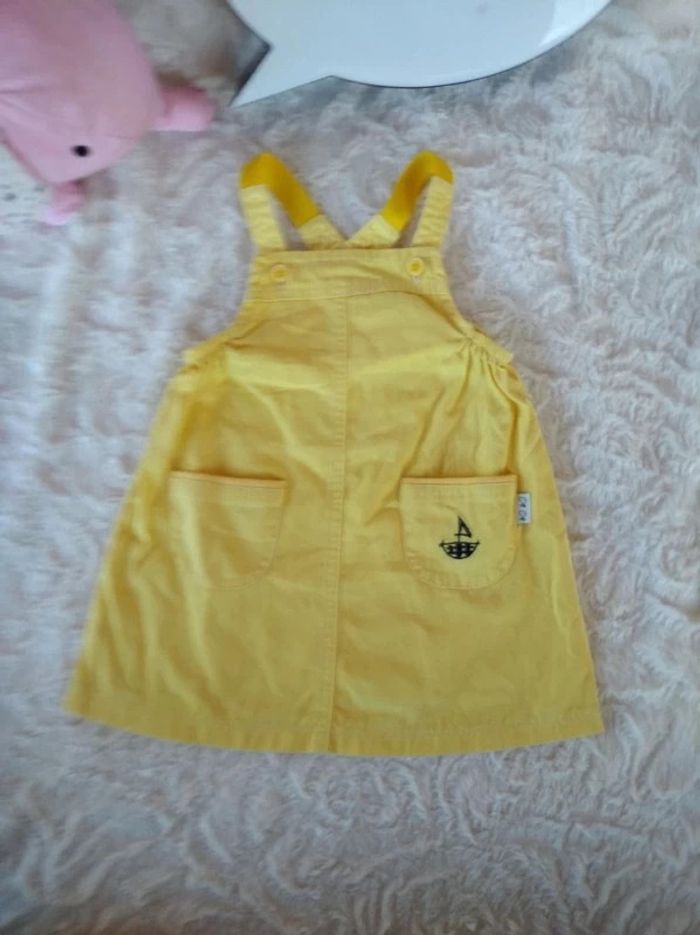 Robe Fille 6 mois Bateau Camaïeu Mini 100% coton - photo numéro 2