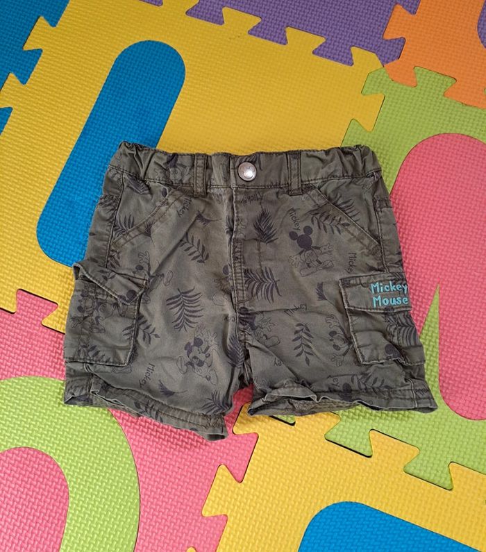 Ensemble t-shirt manches courtes short Mickey, Disney baby, taille 12 mois (74 cm) - photo numéro 6