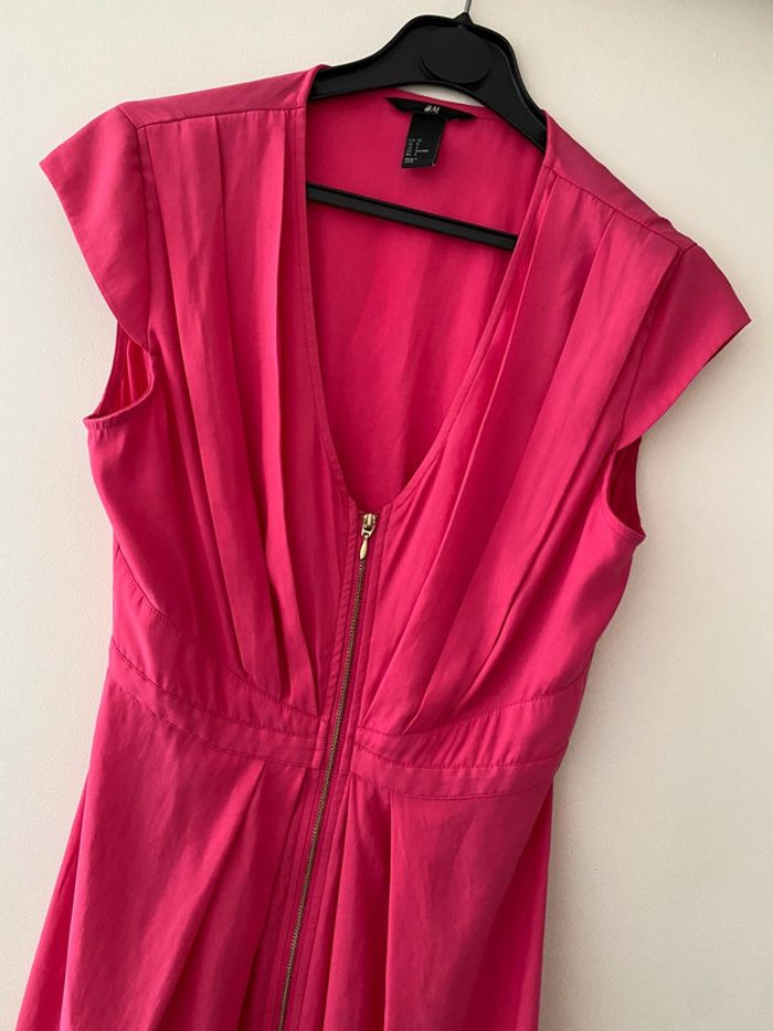 Robe midi légère rose H&M 38 🌸 - photo numéro 4