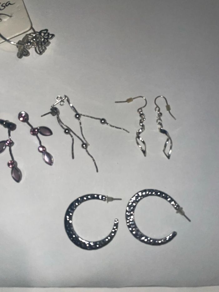 Lot des 7 paire de boucles d’oreilles - photo numéro 12