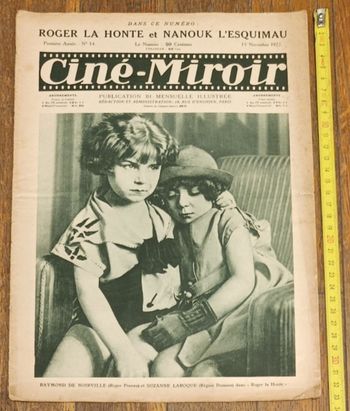 Rare Ciné Miroir 1922 N°14 vintage magazine cinéma