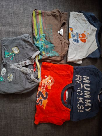 Lot de 5 t shirt manche longue 24 mois