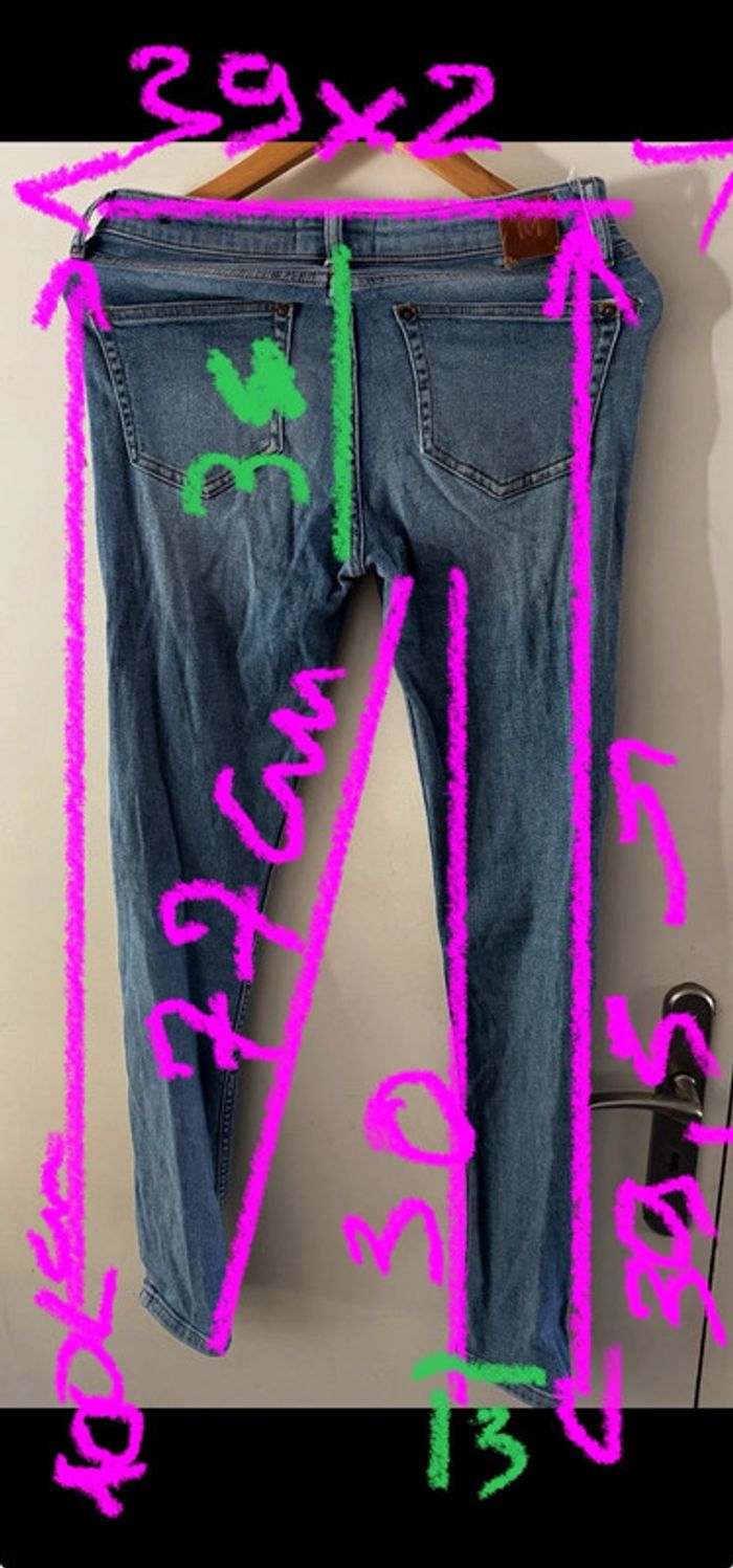 Jeans, mango, Olivia, taille 38/M - photo numéro 4