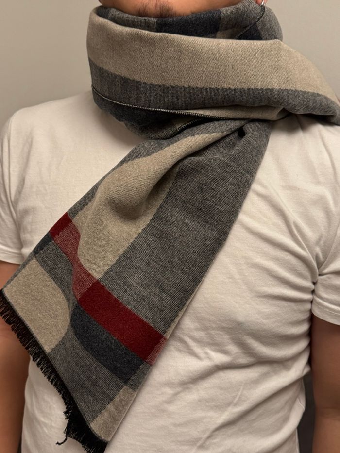 Écharpe carreaux - photo numéro 4