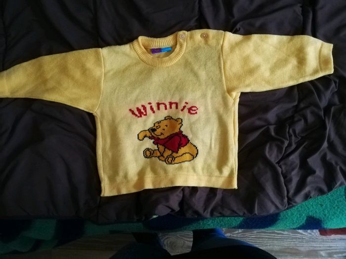 Pull jaune Winnie