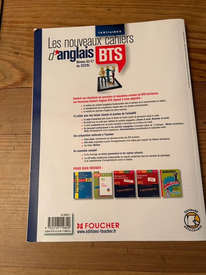 Livre cahier les nouveaux cahiers d’anglais BtS niveau A2-C1 - photo numéro 9