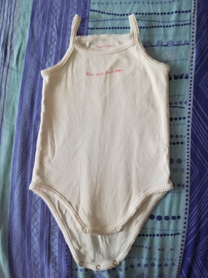 Lot de 2 bodies d'été fille 9 mois BOUT'CHOU