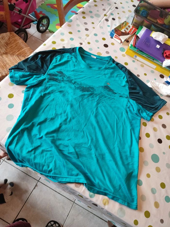 T-shirt imprimé Decathlon (turquoise), XL - photo numéro 2
