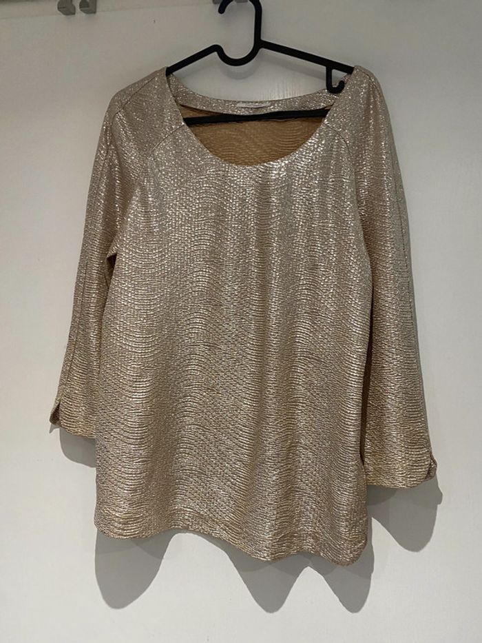Blouse Chattawak,doré   Taille 1/38 - photo numéro 18