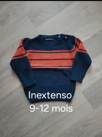 Pull "Inextenso" 9-12mois
