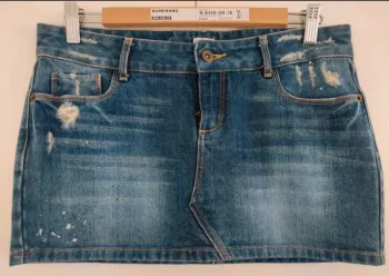 Mini jupe en jean