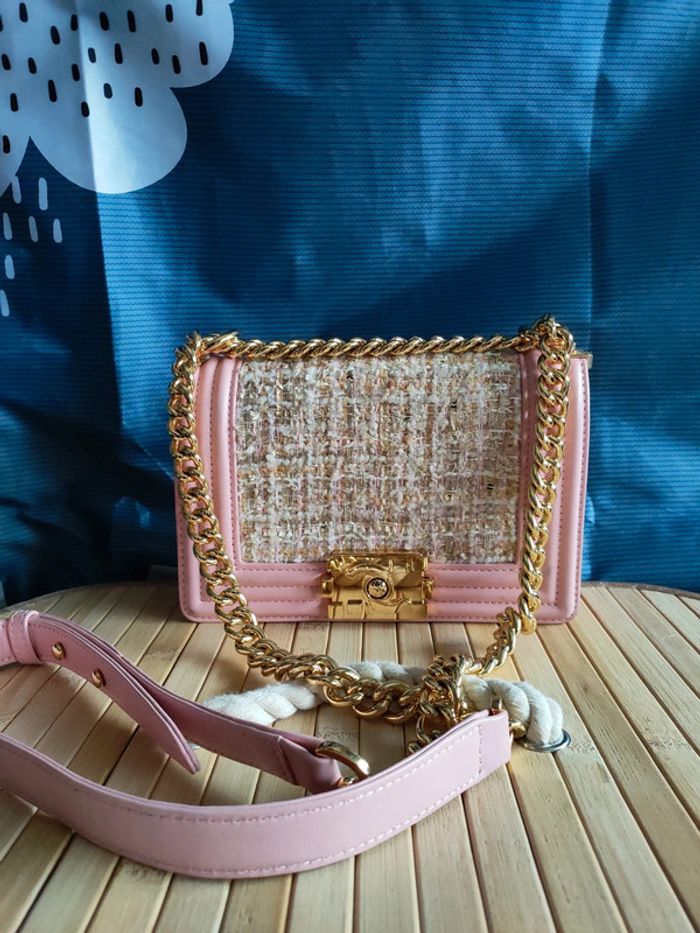 Sac à bandoulière soirée en Rose