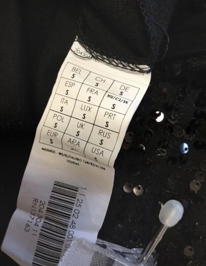 Robe noire sequins - Promod - S - photo numéro 4