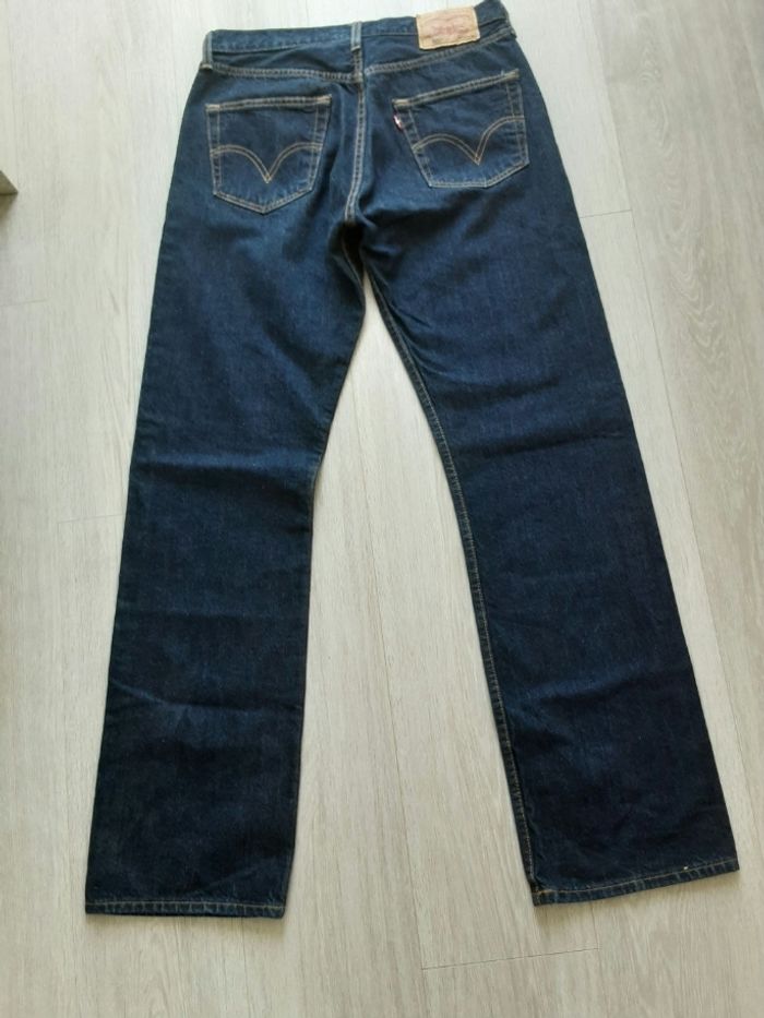 Pantalon jean marque Levi s strauss 501 taille w 33 l 34 fermeture bouton - photo numéro 9
