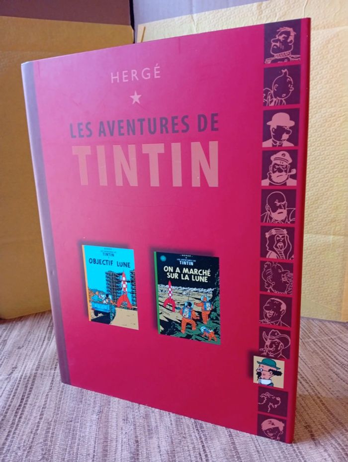Double album Tintin France loisirs Deluxe édition Casterman
