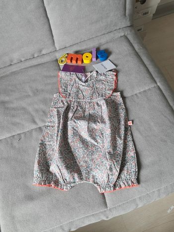 Combishort Absorba motif Liberty taille 6 mois neuf avec étiquettes