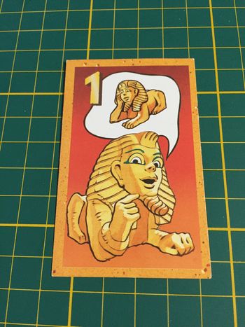 Carte trésor Sphinx 1 pièce détachée jeu de société Ramsès II Ravensburger #A65