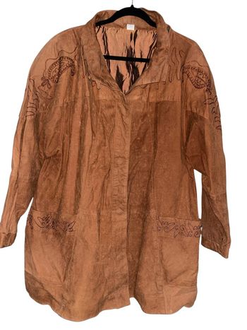 Veste en croûte de cuir#taille 42/44