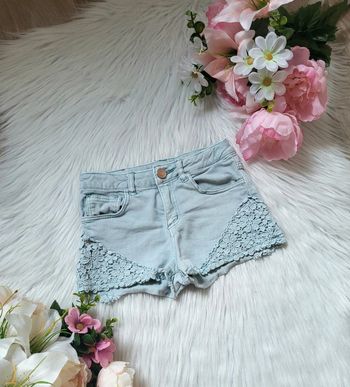 Short jeans dentelle zara 6ans