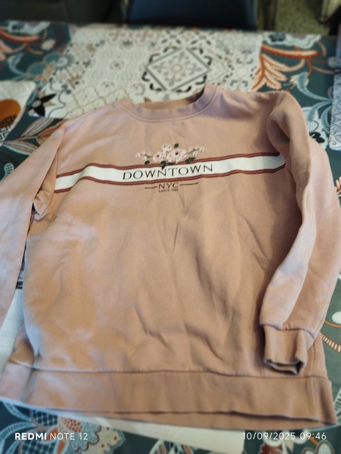 Pull rose ô