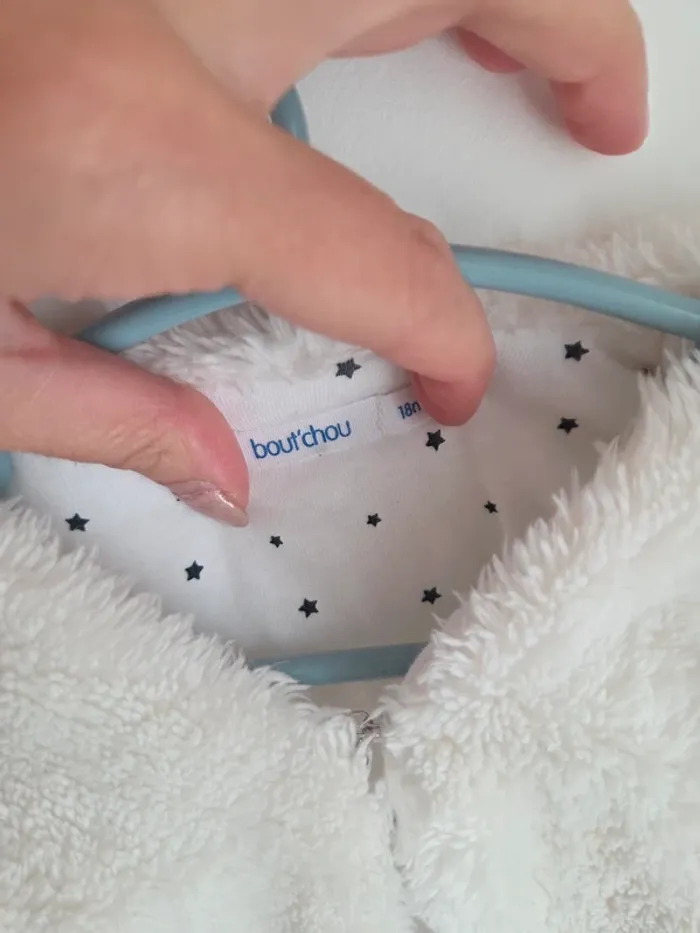 Gilet blanc 18 mois Bout'chou - photo numéro 2