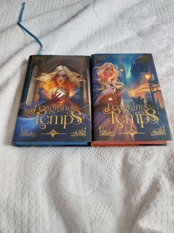 Romans Duologie L'Engrange-Temps tomes 1 et 2 Reliés Collector jaspage Neil Pfeiffer