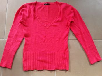 Pull rose fluo femme taille L JENNYFER