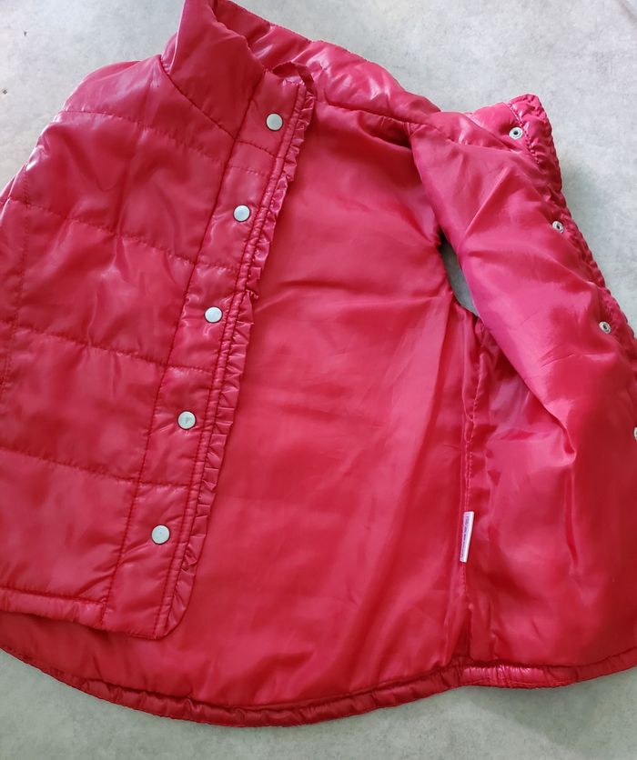 Doudoune rouge sans manches fille 6 ans - photo numéro 9