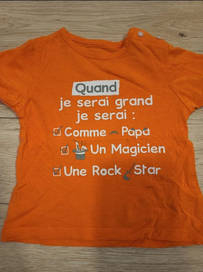 Tee-shirt manches courtes 18 mois - photo numéro 2