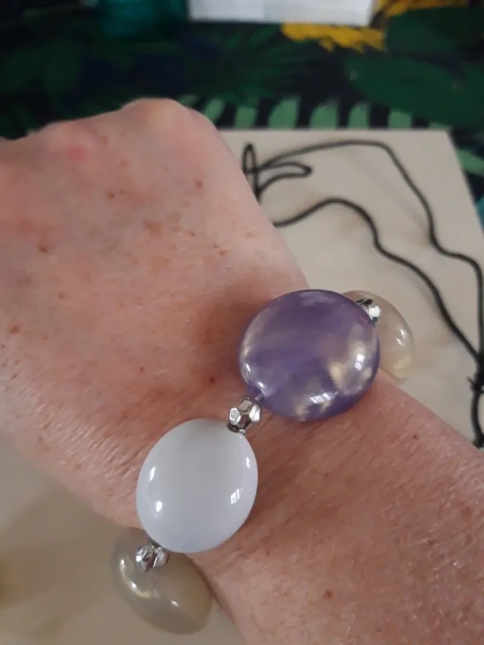 Jolie parure fantaisie sautoir et bracelet - photo numéro 6