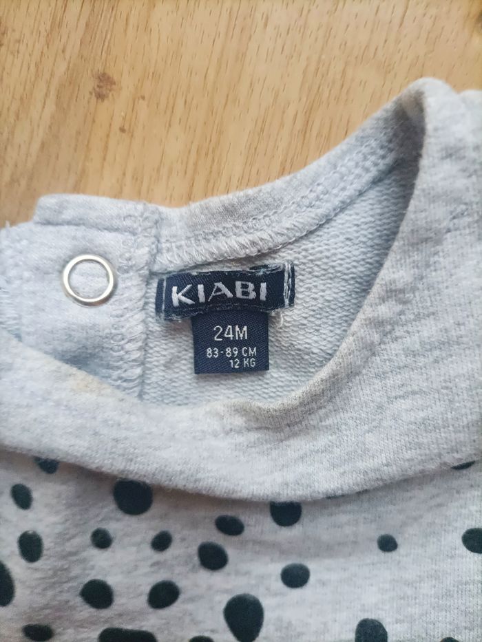 Robe grise chat - Kiabi - 2 ans - photo numéro 3