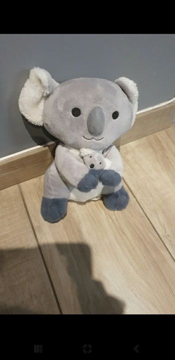 Peluche koala et son bébé