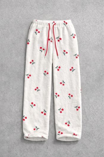 Pantalon jogging à motif cerises – confort & style casual chic