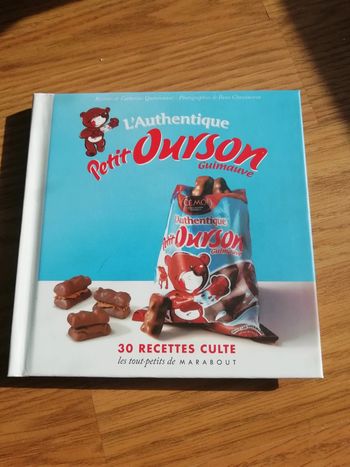Livre Petit ourson recettes.